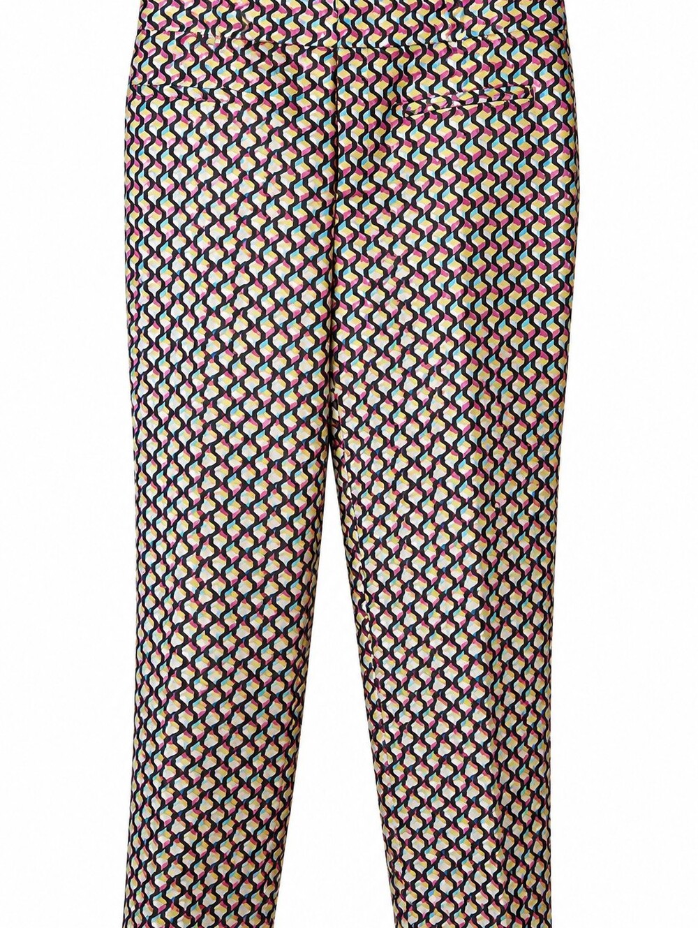 NWOT Anthropologie The Essential Slim Straight Pants 8 Shimmer Shiny Geometric